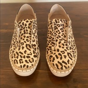 J Slides leopard shoes